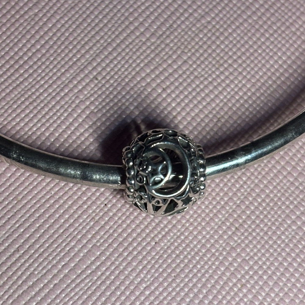 Pandora silver moon and star charm